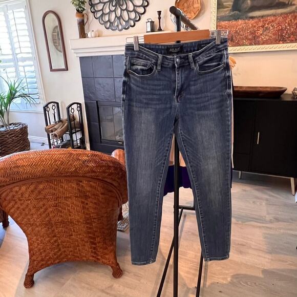 Judy Blue Jeans Womens Size 30 Blue Skinny Fit Cotton Blend Stretch Everyday - Picture 16 of 16